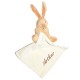 Doudou lapin baby'nat brun