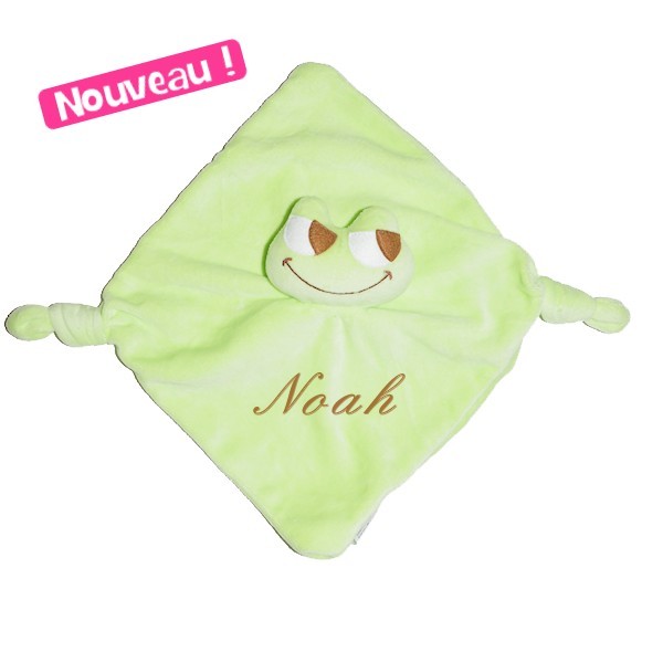 Peluche grenouille personnalisée