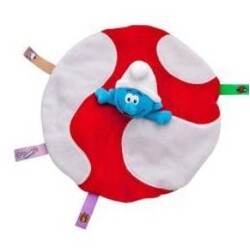 Doudou schtroumpf rouge personnalisé