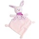 Doudou personnalisé lapinou toudoux rose et violet