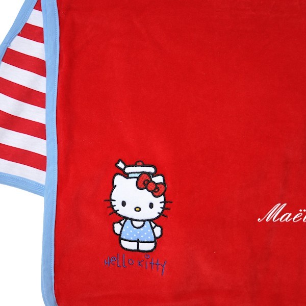 Couverture Bébé Personnalisée Avec Prénom Brodé – 90x100 Cm – Polaire Douce – Cadeau Naissance Fille Garçon