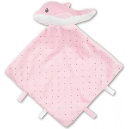 Doudou dauphin rose