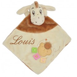 Doudou personnalis&eacute; Bourriquet - Disney - Collection caramel