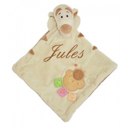 Doudou personnalis&eacute; Tigrou - Disney - Collection caramel