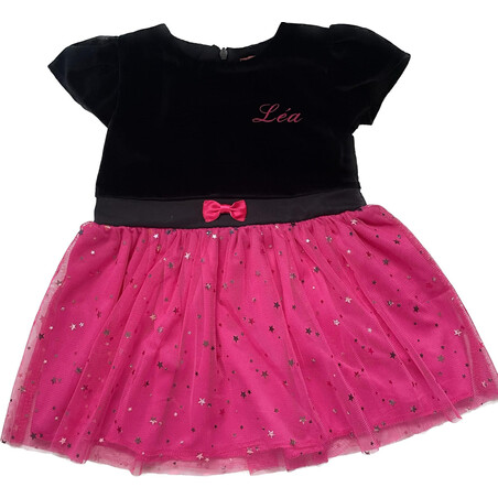 Robe noir/rose personnalisable
