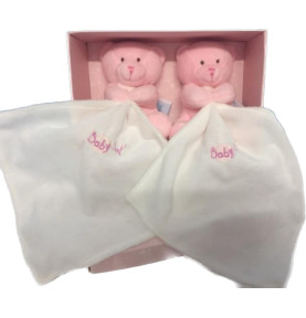 Coffret Doudou Baby Nat' Ours mouchoir