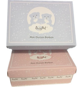 Coffret Doudou Baby Nat' Ours mouchoir
