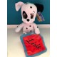  Peluche Disney Dalmatien avec doudou 25 cm