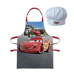  Kit Tablier enfant Cars 2 pièces - Polyester