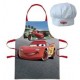  Kit Tablier enfant Cars 2 pièces - Polyester