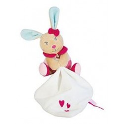 Doudou lapin Baby nat rose