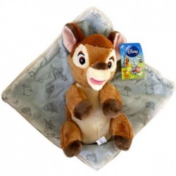 Peluche Bambi Disney avec sa couverture