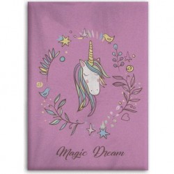 Plaid Polaire Licorne