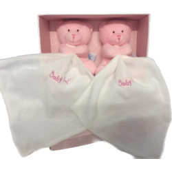 Coffret Doudou Baby Nat' Ours mouchoir