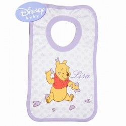 Bavoir tour de cou Winnie et les coeurs