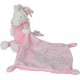 Peluche licorne rose et blanche