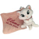 Peluche Doudou mouchoir Disney Marie 