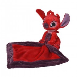 Peluche Doudou Leroy Lilo et Stitch rouge Disney Simba Toys carré