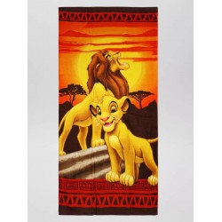 Drap de plage 'Le Roi Lion' - jaune