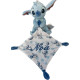 Stitch Doudou Mouchoir Bleu