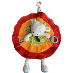 Doudou BabySun fluo vache 