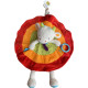 Doudou BabySun fluo vache 