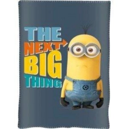 Plaid polaire couverture les minions 
